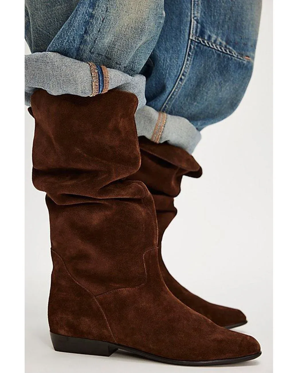 Women’s Blue Saratoga Slouch Boots By Women's Blue Saratoga Slouch Boots By