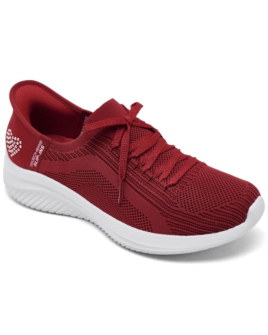 Women’s Red Slip-ins: Ultra Flex 3.0 Women's Red Slip-ins: Ultra Flex 3.0