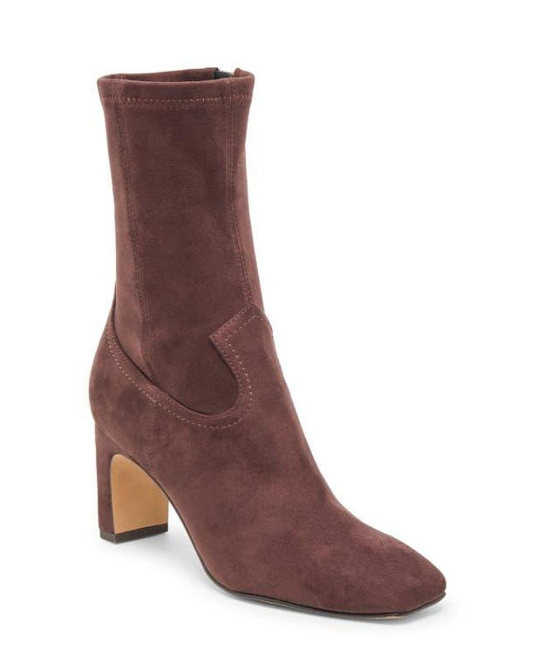 Women’s Brown Roan Block Heel Bootie Women's Brown Roan Block Heel Bootie