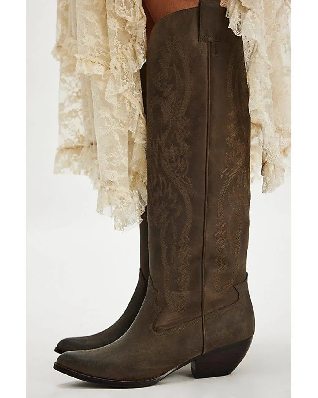 Women’s Natural Finn Tall Western Boots By Women's Natural Finn Tall Western Boots By