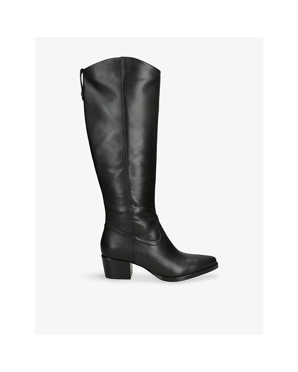 Women’s Black Virona H2O Leather Heeled Boots Women's Black Virona H2O Leather Heeled Boots