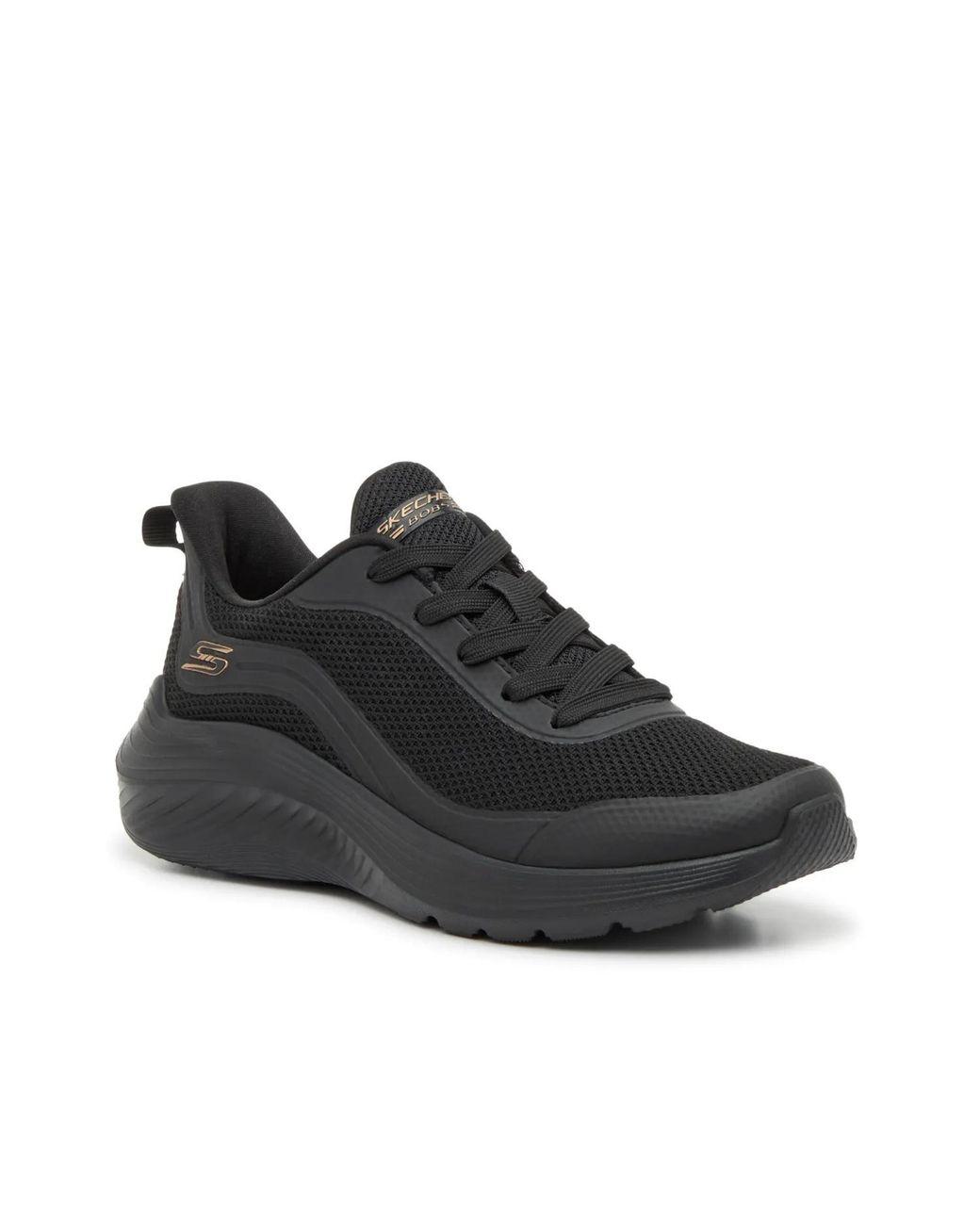 Women’s Black Wide Width Bobs Sport Squad Waves Sneaker Women's Black Wide Width Bobs Sport Squad Waves Sneaker