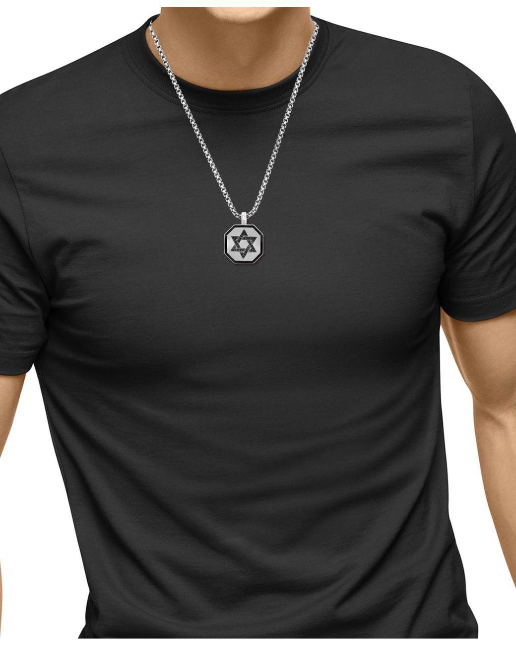 Men's Metallic Effy Black Spinel (1/6 Ct. T.w.