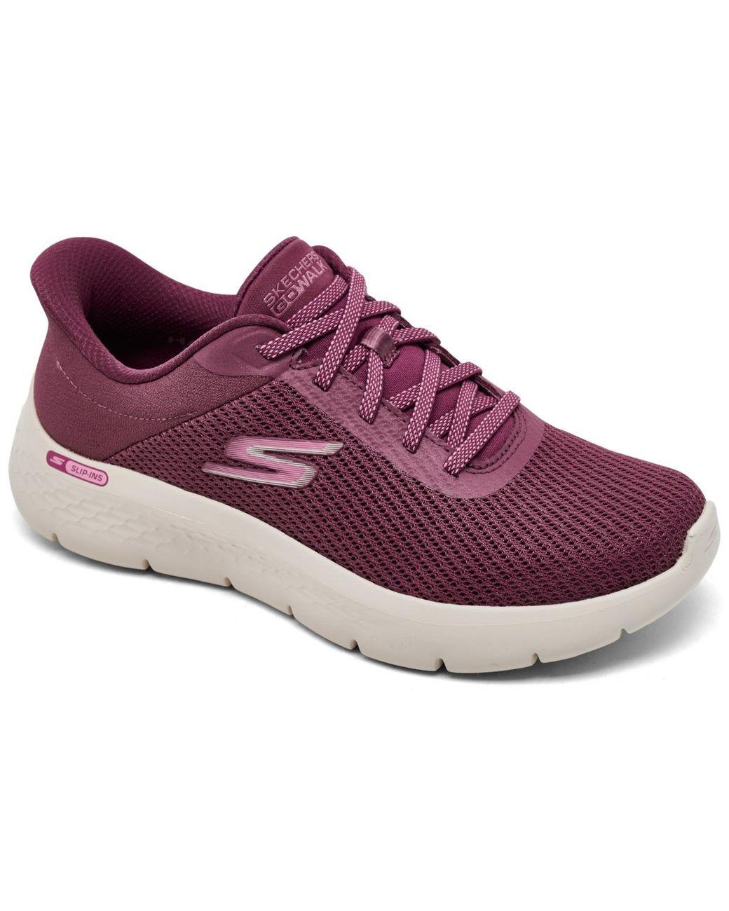 Women's Purple Slip-ins: Go Walk Flex