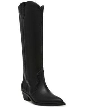 Dolce Vita Kit Knee High Cowboy Boots Regular Wide Calf – Brown Dolce Vita Kit Knee High Cowboy Boots Regular Wide Calf - Brown