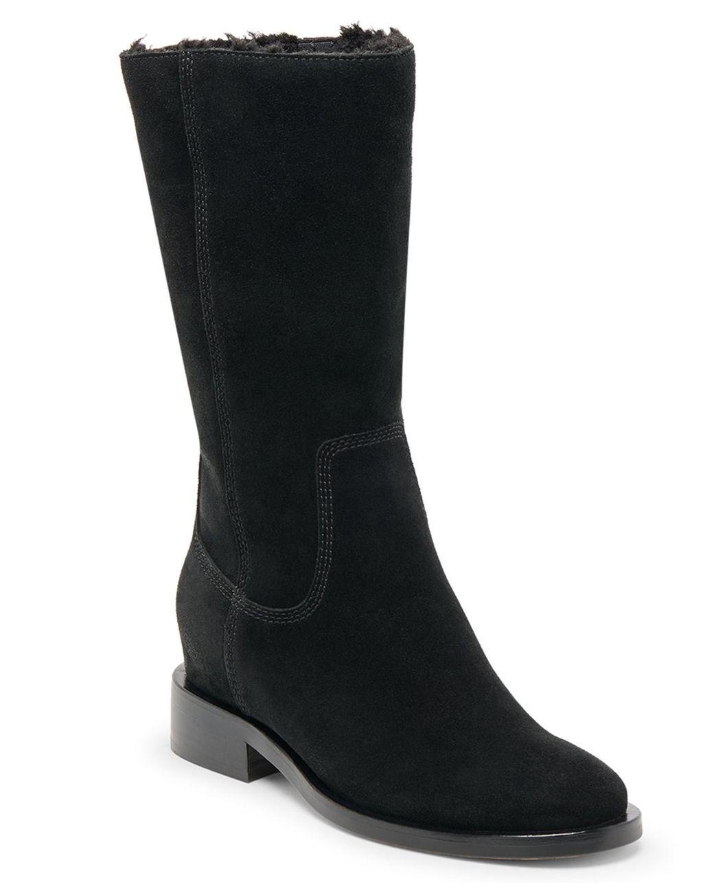 Women’s Black Kedra H2o Slip On Cozy Tall Cold Weather Boots Women's Black Kedra H2o Slip On Cozy Tall Cold Weather Boots