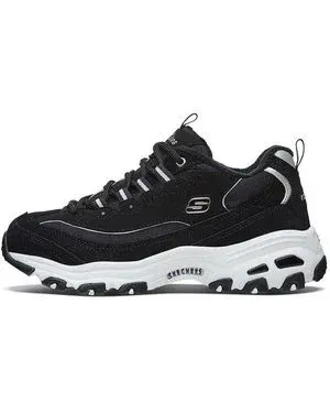 Skechers (Wmns) D Lites 1.0 Low-Top Running Shoes – Black Skechers (Wmns) D Lites 1.0 Low-Top Running Shoes - Black