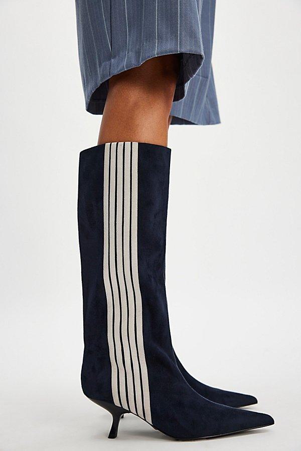 Jeffrey Campbell Racing Stripes Kitten Heel Boots Jeffrey Campbell Racing Stripes Kitten Heel Boots
