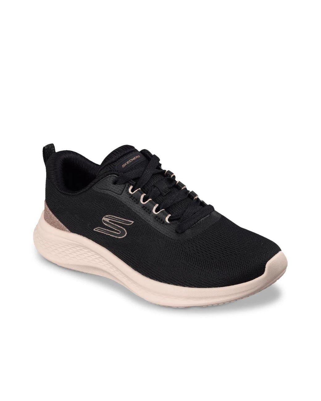 Women’s Black Skechlite Pro 2.0 Brilliant Shimmer Sneaker Women's Black Skechlite Pro 2.0 Brilliant Shimmer Sneaker