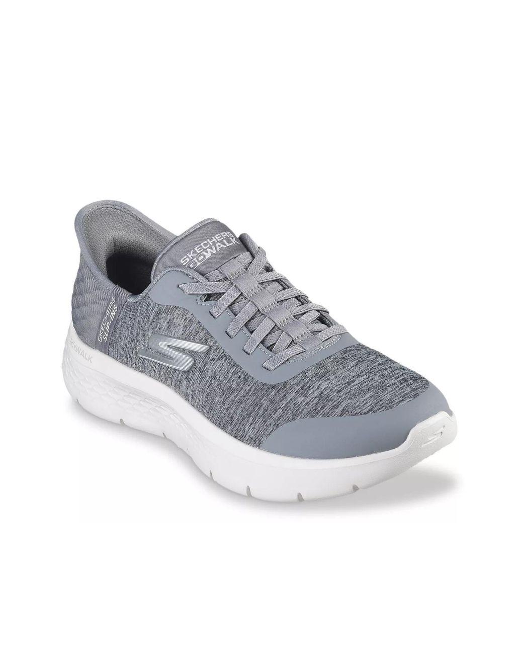 Women’s Gray Hands Free Slipins Go Walk Flex Dacey Slipon Sneaker Women's Gray Hands Free Slipins Go Walk Flex Dacey Slipon Sneaker