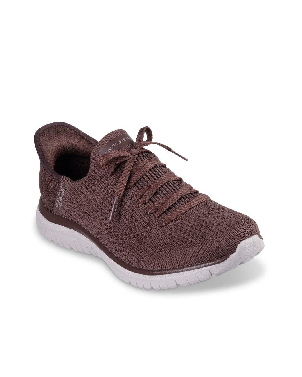 Women's Brown Hands Free Slipins Virtue Divinity Sneaker