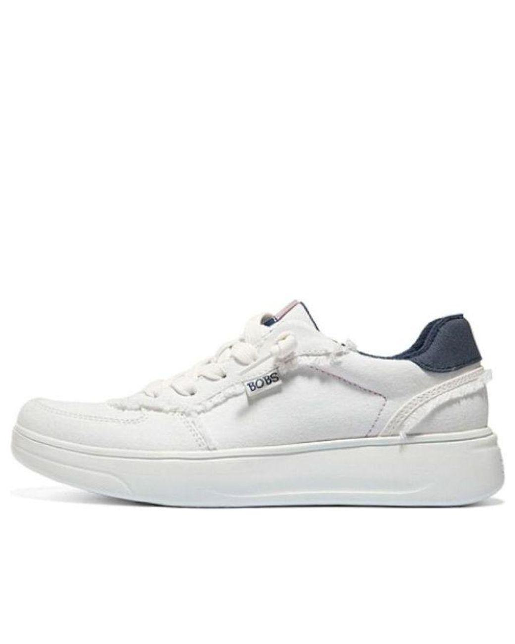 Women's White (Wmns) Bobs Casual Sneakers