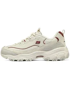 Skechers (Wmns) Dlites 1.0 Burgundy’ – White Skechers (Wmns) Dlites 1.0 Burgundy' - White