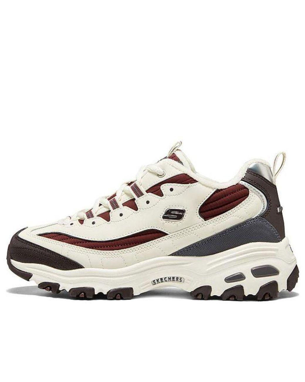 Women's White (Wmns) D'Lites Zip Along Shoes Burgundy'