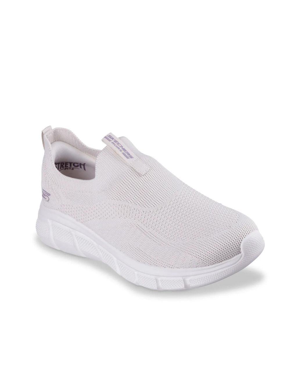 Women’s White Bobs B Flex Slipon Sneaker Women's White Bobs B Flex Slipon Sneaker