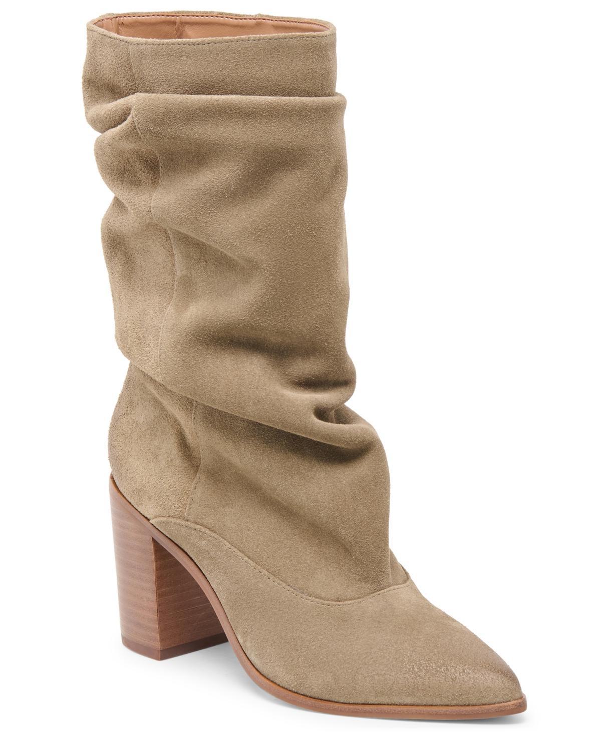 Dolce Vita Talina Schrunchy Block Heel Boots Dolce Vita Talina Schrunchy Block Heel Boots