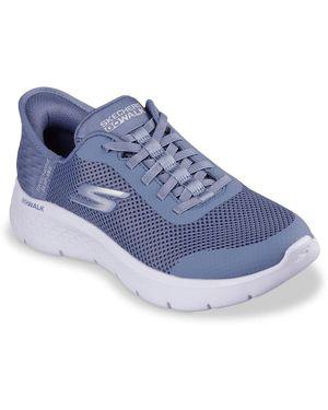 Skechers Hands Free Slipins Go Walk Flex Grand Entry Sneaker – Blue Skechers Hands Free Slipins Go Walk Flex Grand Entry Sneaker - Blue