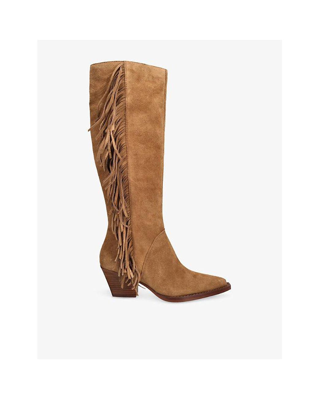 Women’s Brown Roley Suede Heeled Boots Women's Brown Roley Suede Heeled Boots