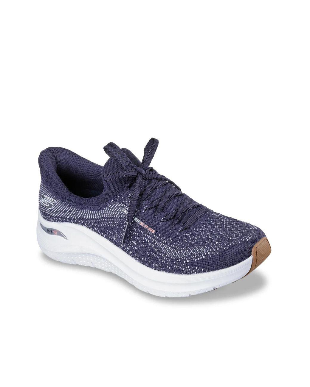Women’s Blue Hands Free Slipins Arch Fit 2.0 Sweet Stride Sneaker Women's Blue Hands Free Slipins Arch Fit 2.0 Sweet Stride Sneaker