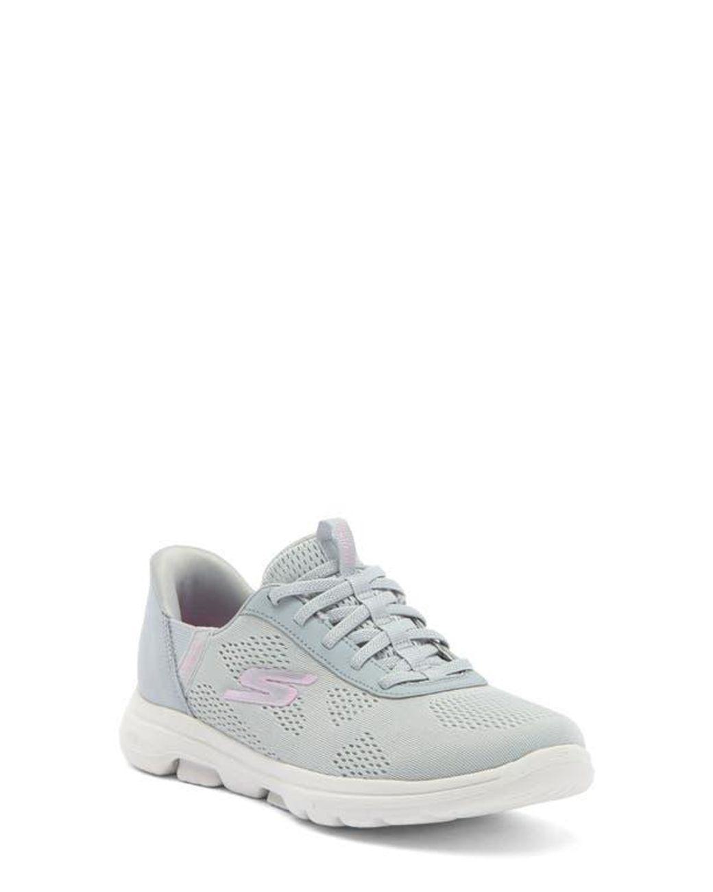 Women’s White Swift-Fit Go Walk 5 Sneaker Women's White Swift-Fit Go Walk 5 Sneaker