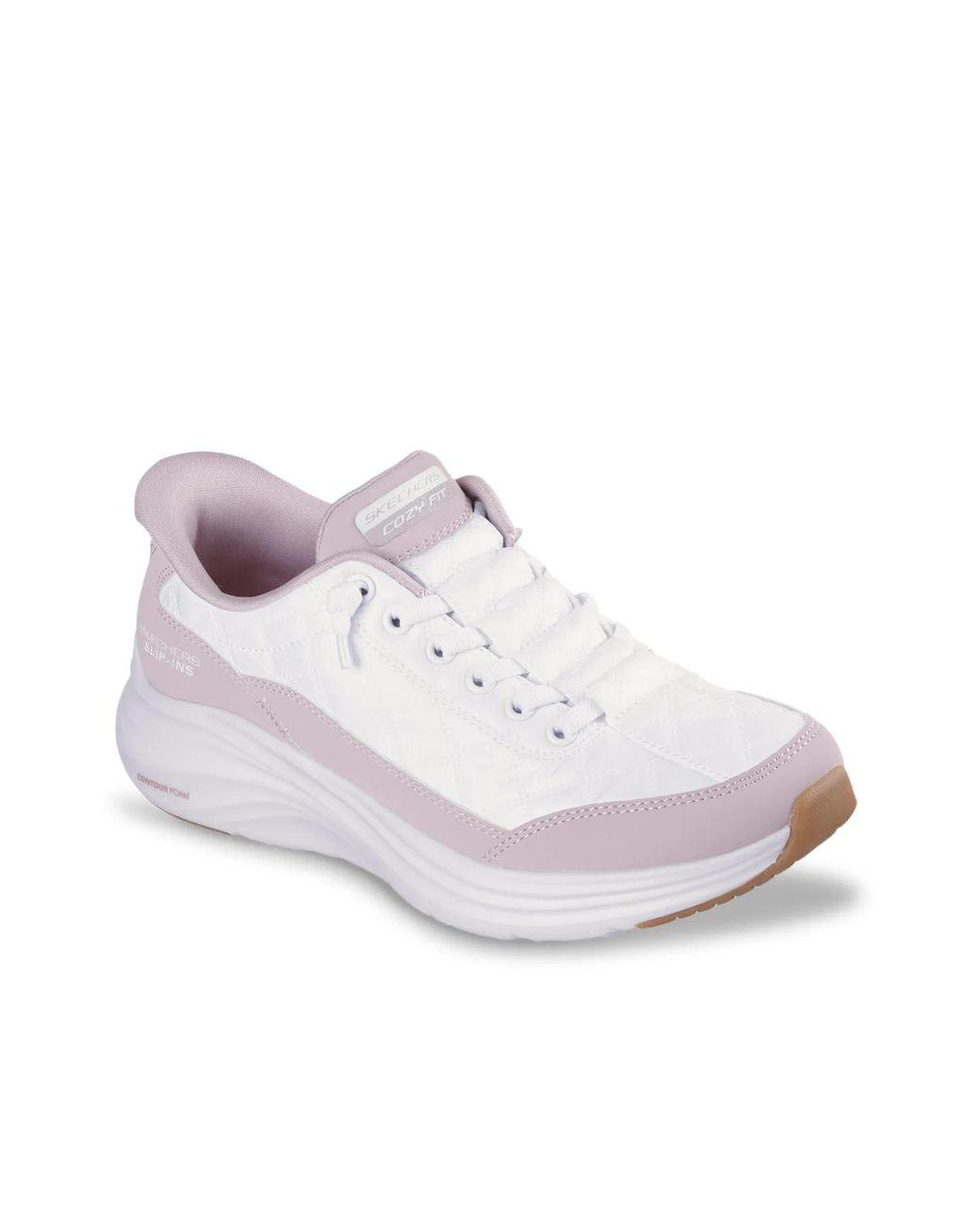 Women’s White Slipins Contour Foam Cozy Fit Slipon Sneaker Women's White Slipins Contour Foam Cozy Fit Slipon Sneaker