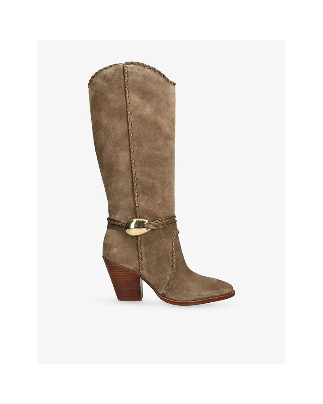 Women’s Brown Jody Suede Heeled Boots Women's Brown Jody Suede Heeled Boots