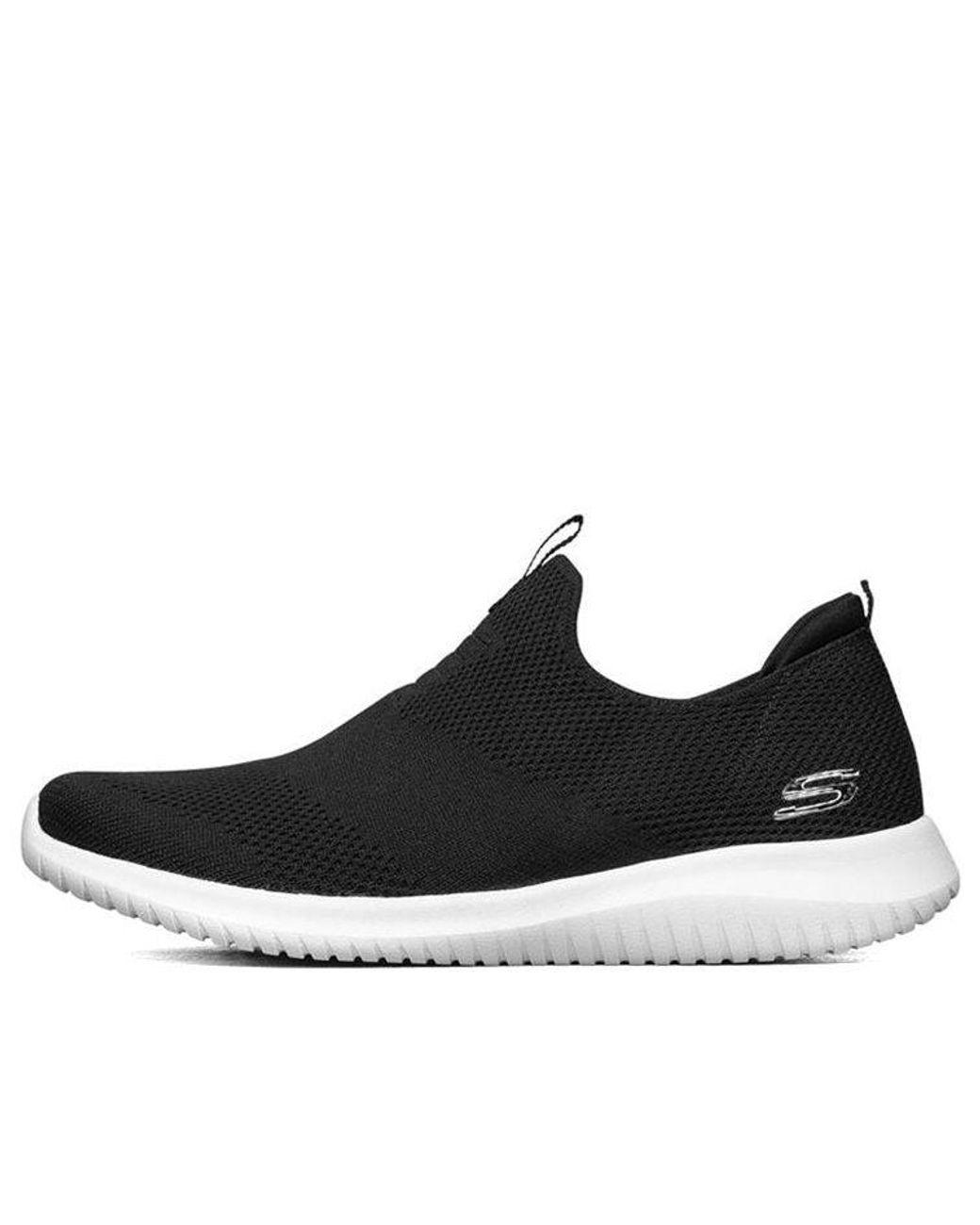 Women's Black (Wmns) Ultra Flex Slip-Ons