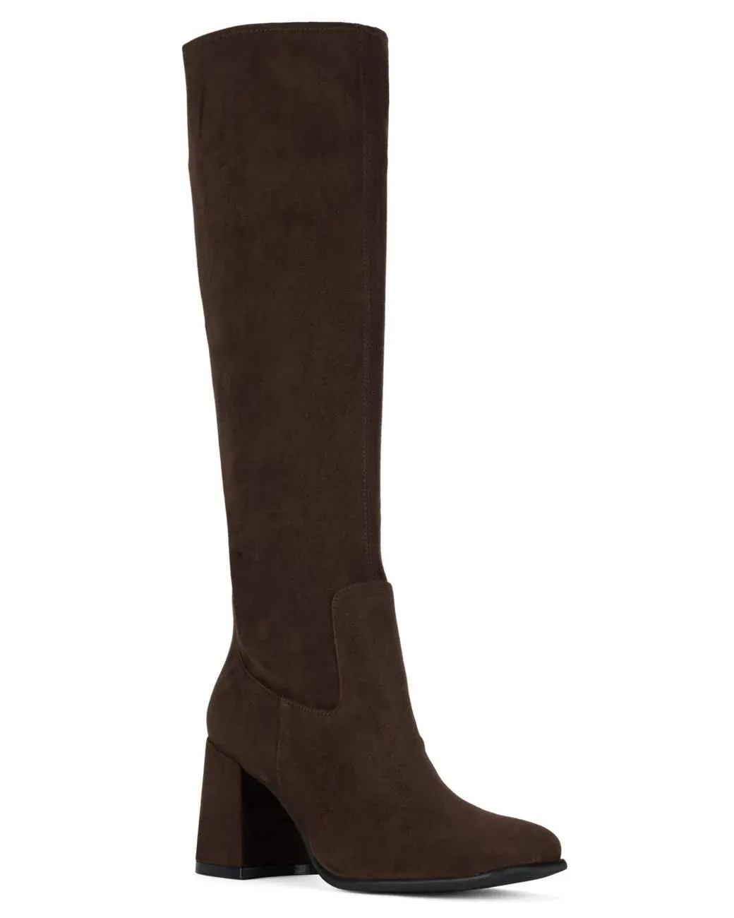 Women’s Brown Hotlava Knee-high Block-heel Boots Women's Brown Hotlava Knee-high Block-heel Boots
