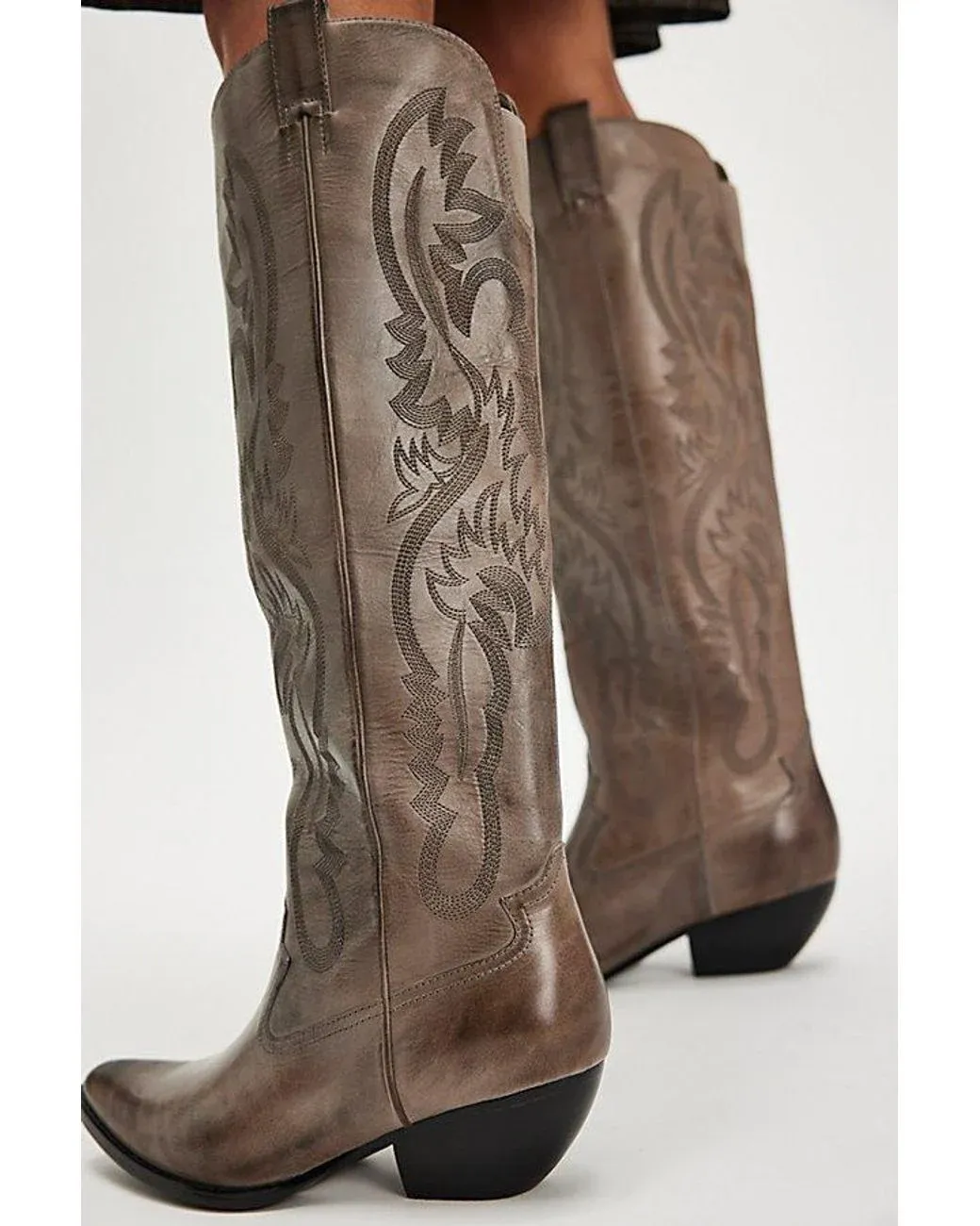 Women’s Black Finn Tall Western Boots By Women's Black Finn Tall Western Boots By
