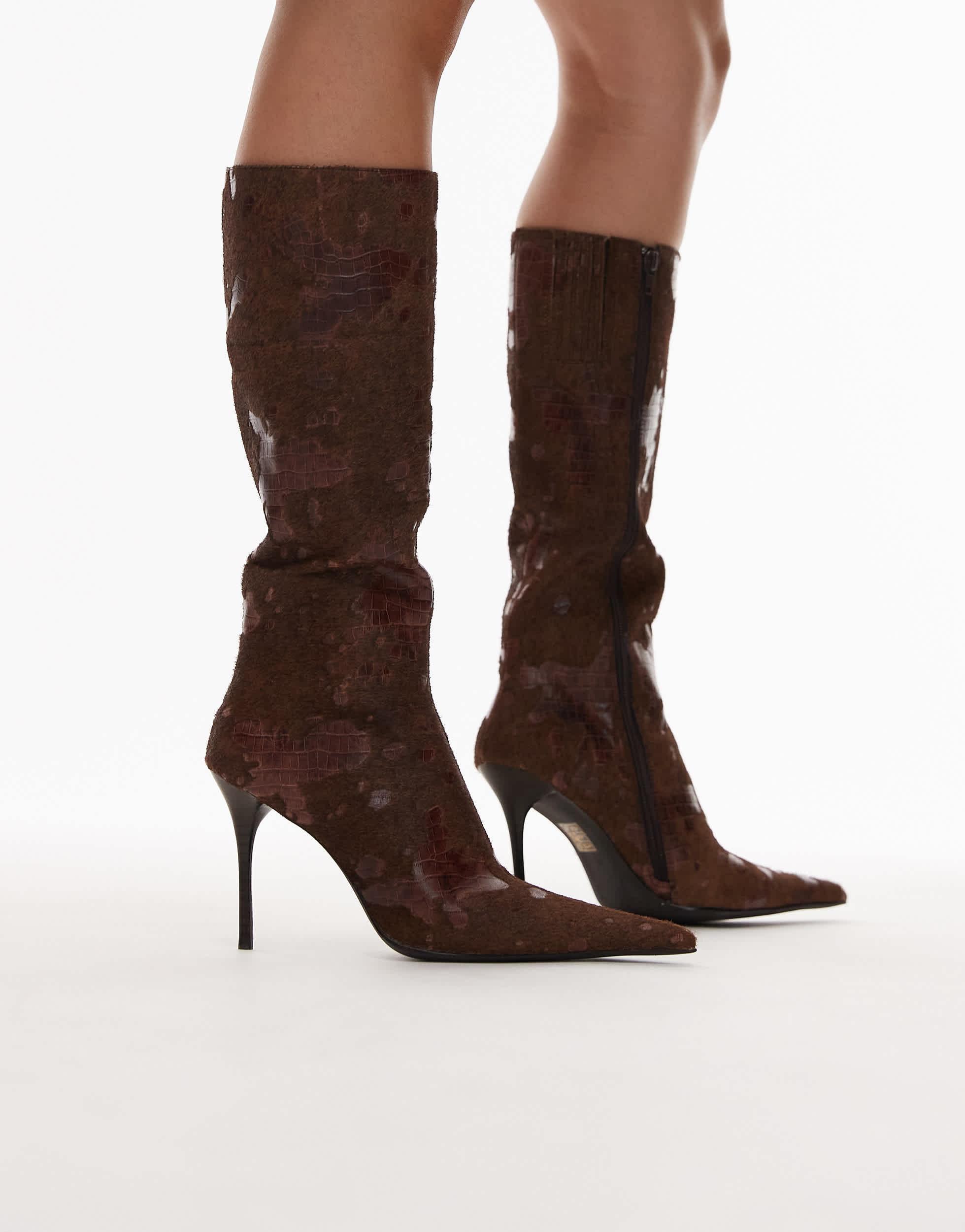 Jeffrey Campbell Pointed Toe Stiletto Knee-high Boot Jeffrey Campbell Pointed Toe Stiletto Knee-high Boot