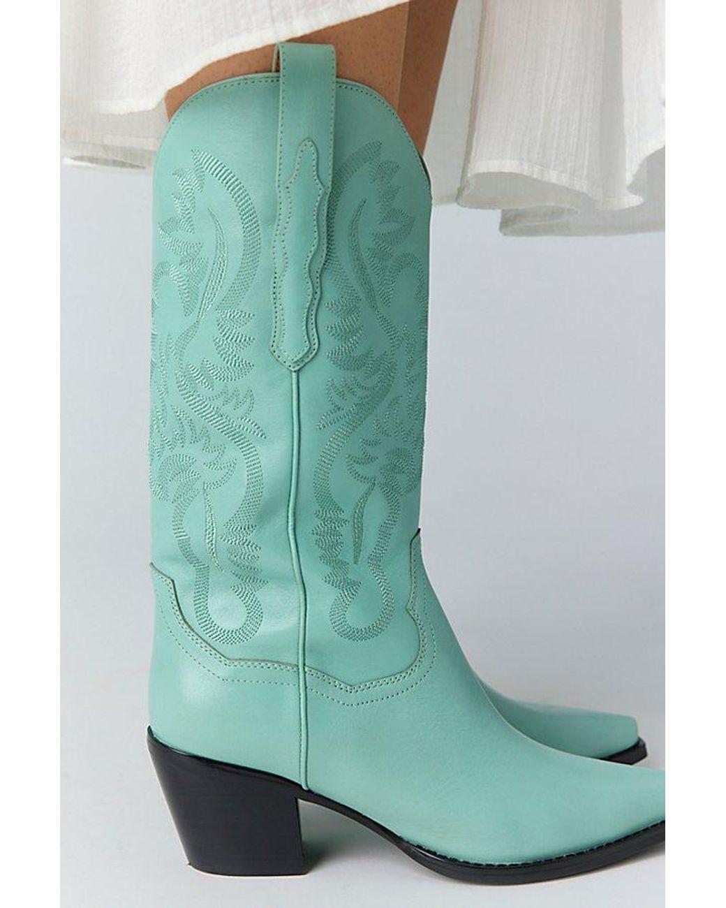 Women’s Green Dagget Western Boots Women's Green Dagget Western Boots
