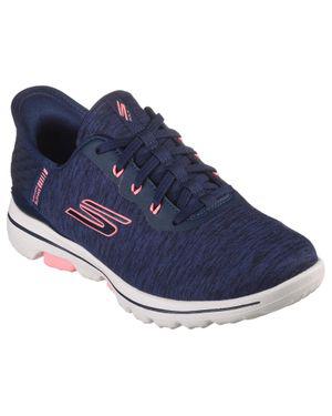 Skechers Go Golf Walk 5 123085-Nvpk Slip-Ins Spikeless Shoes Dwa3856 – Blue Skechers Go Golf Walk 5 123085-Nvpk Slip-Ins Spikeless Shoes Dwa3856 - Blue