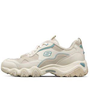 Skechers (Wmns) D Lites 2.0 Running Shoes – White Skechers (Wmns) D Lites 2.0 Running Shoes - White