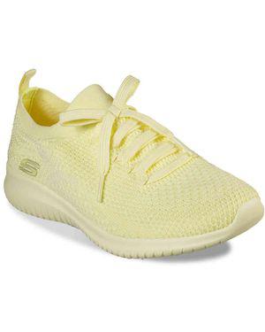 Skechers Ultra Flex- Pastel Party Sneakers – Yellow Skechers Ultra Flex- Pastel Party Sneakers - Yellow