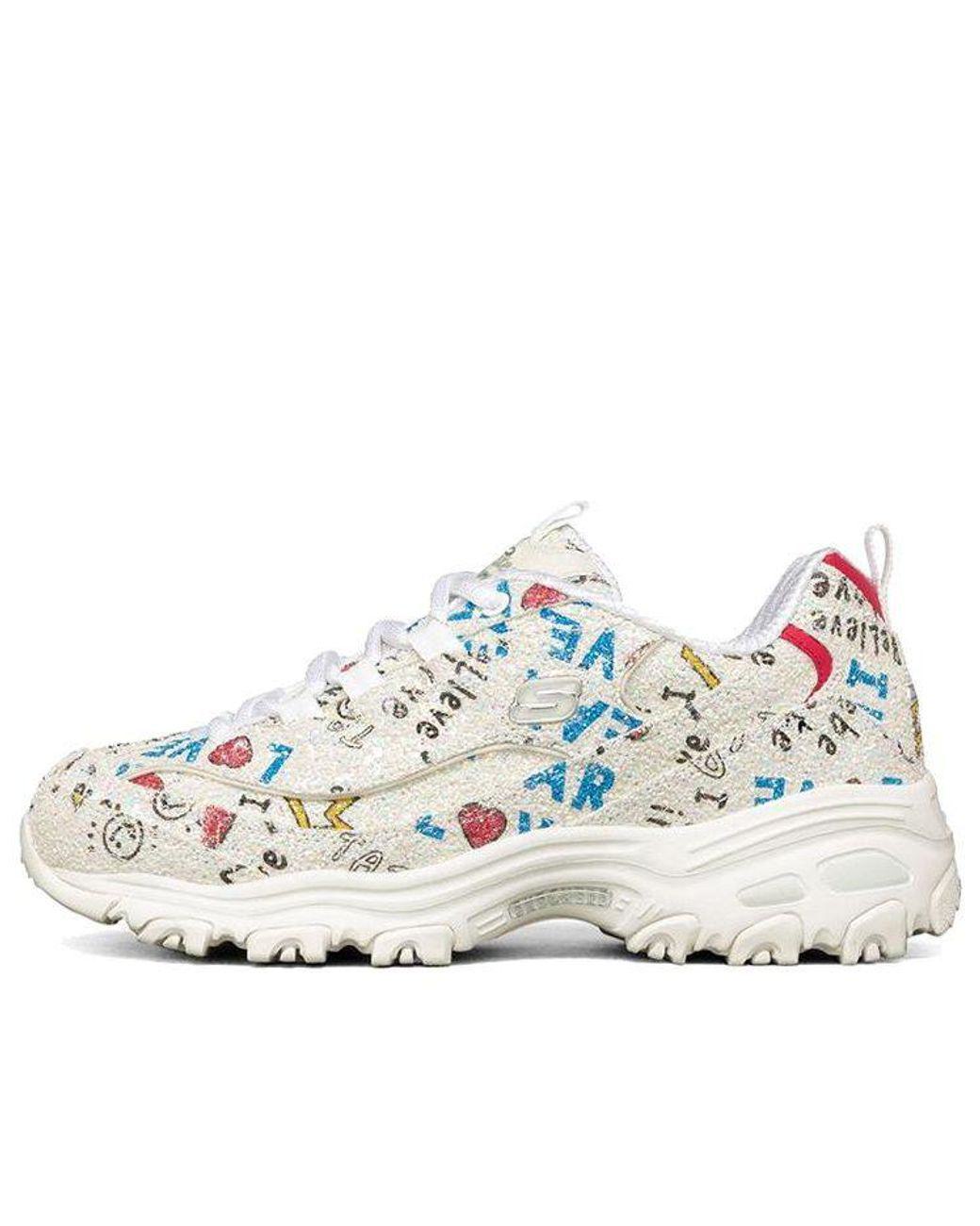 Women’s White (Wmns) D’Lites 1.0 Low-Top Daddy Shoes Women's White (Wmns) D'Lites 1.0 Low-Top Daddy Shoes