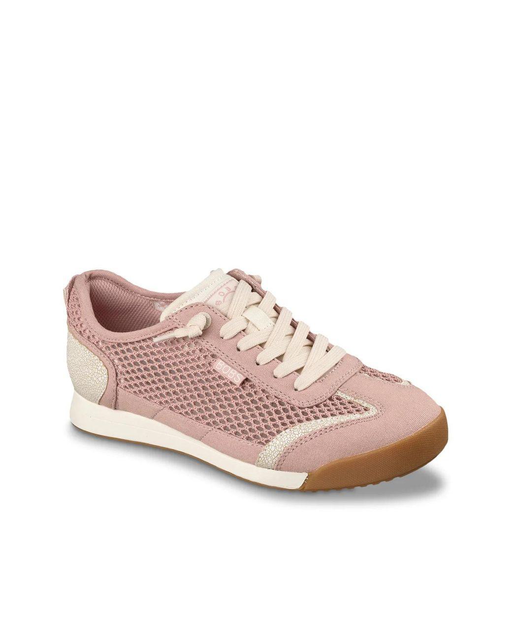 Women’s Pink Bobs Billie Jazzy Dog Sneaker Women's Pink Bobs Billie Jazzy Dog Sneaker