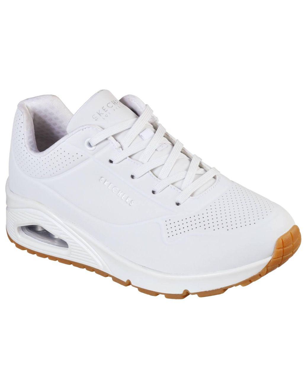 Women’s White Uno Stand On Air Sneakers Women's White Uno Stand On Air Sneakers