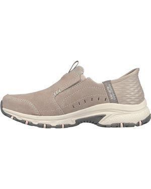 Skechers (Wmns) Slip-Ins Hillcrest ‘Taupe’ – White Skechers (Wmns) Slip-Ins Hillcrest 'Taupe' - White