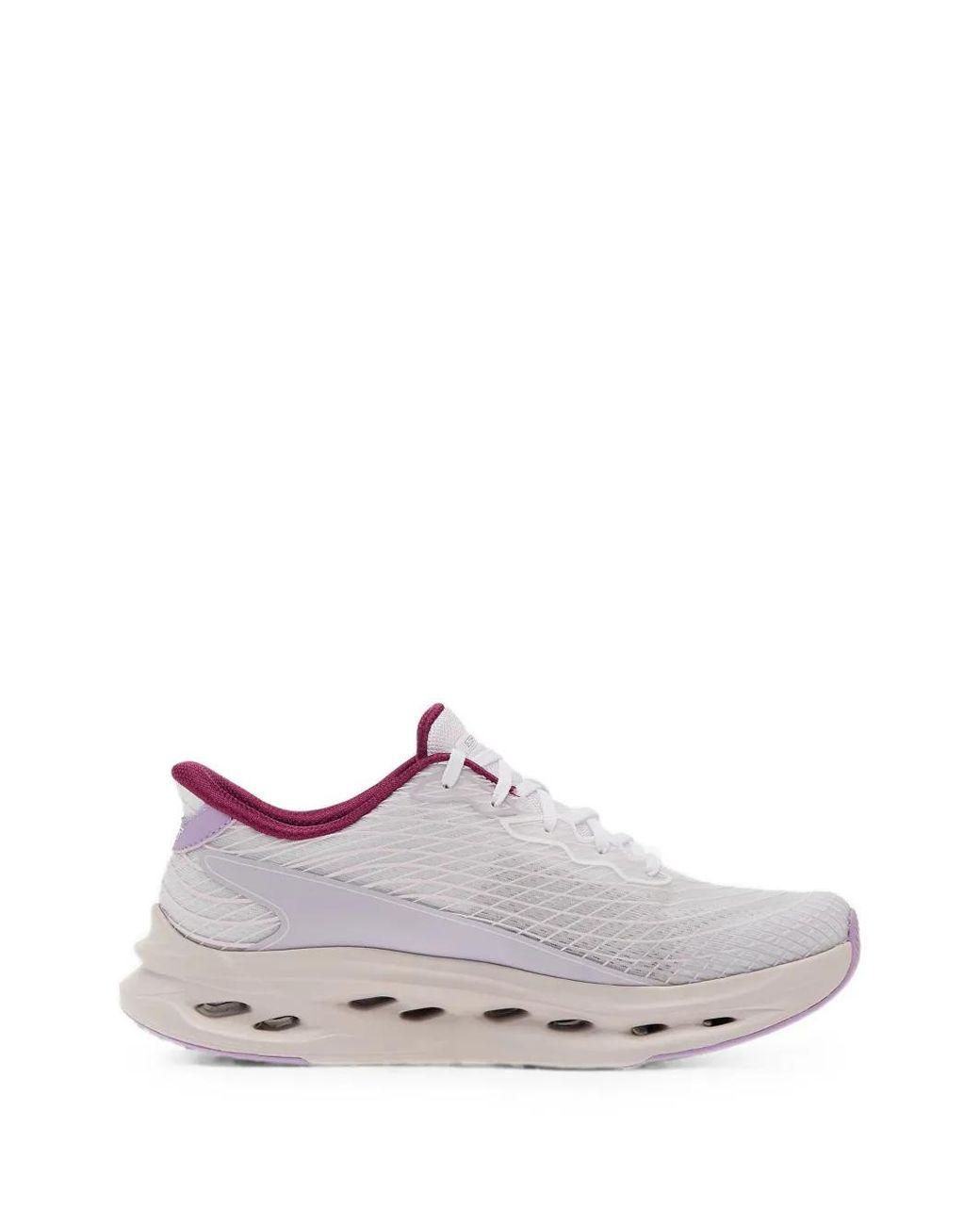 Women’s White Mesh-Texture Slip-Ins Sneakers Women's White Mesh-Texture Slip-Ins Sneakers