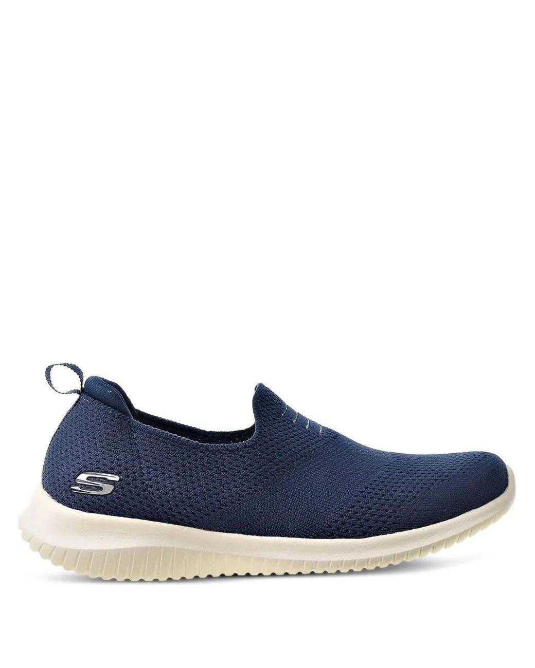 Women’s Blue Ultra Flex-Harmonius Knit Sneakers Women's Blue Ultra Flex-Harmonius Knit Sneakers