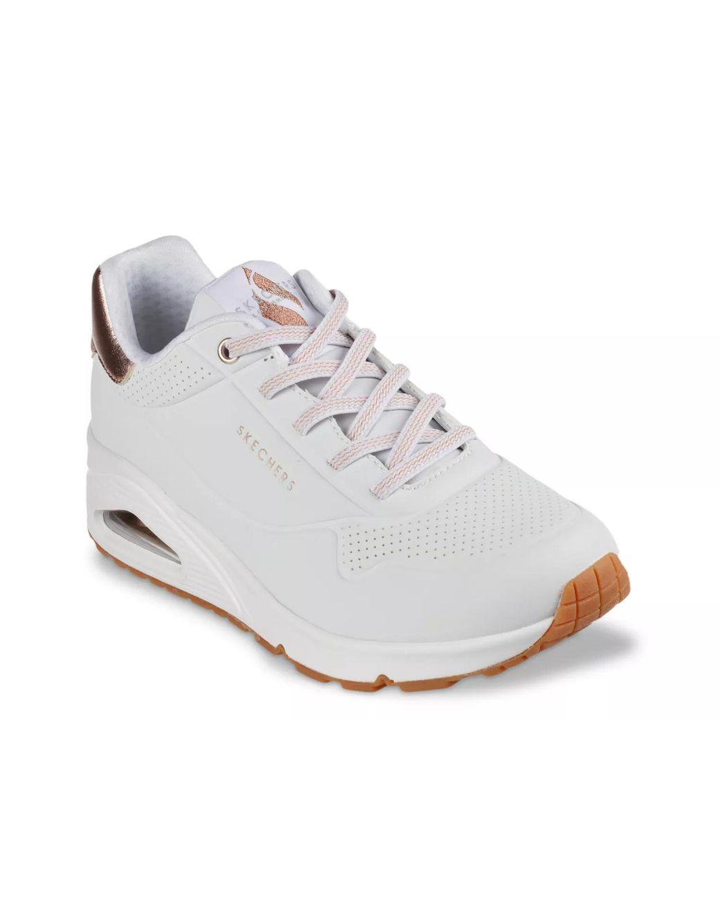 Women’s White Uno Shimmer Away Sneaker Women's White Uno Shimmer Away Sneaker