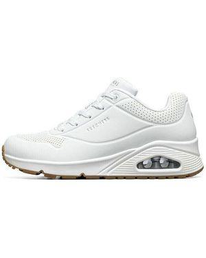 Skechers (Wmns) Uno Stand On Air – White Skechers (Wmns) Uno Stand On Air - White