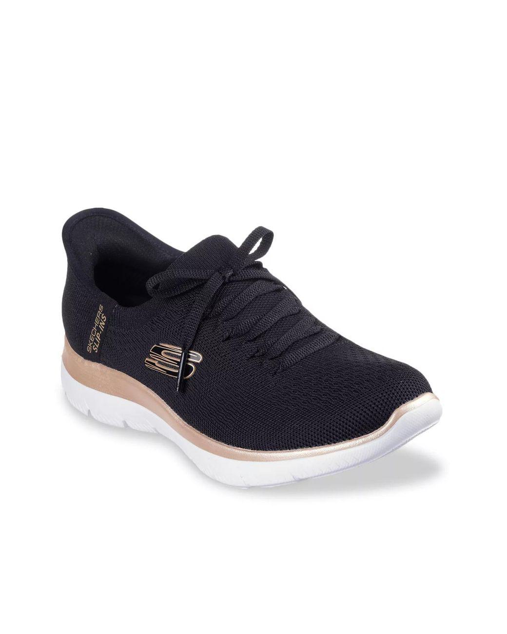 Women’s Blue Hands Free Slipins Summits Night Chic Sneaker Women's Blue Hands Free Slipins Summits Night Chic Sneaker