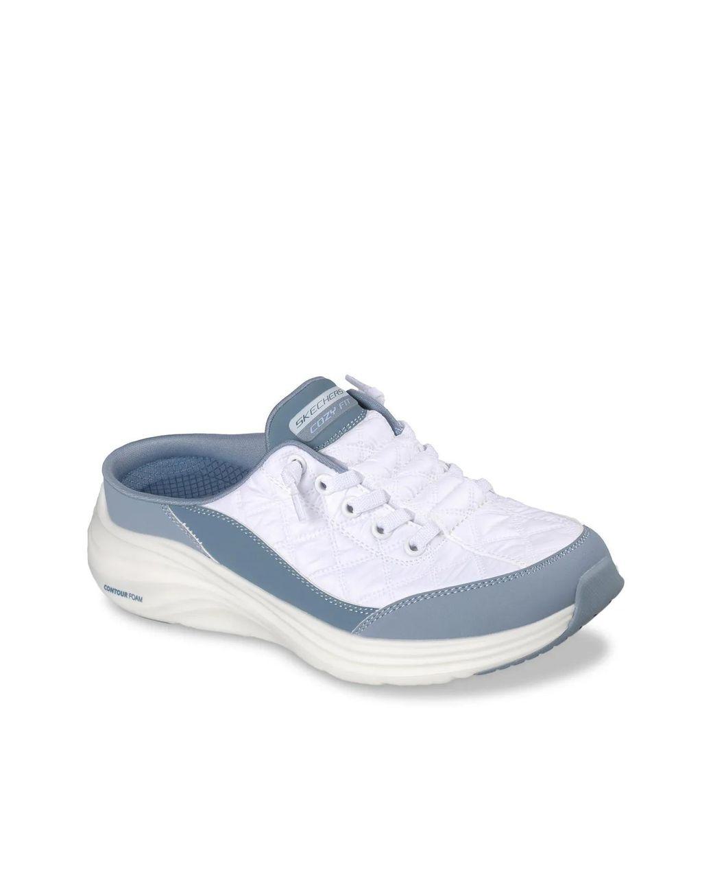 Women’s Blue Contour Foam Cozy Fit Sweet Embrace Mule Slipon Sneaker Women's Blue Contour Foam Cozy Fit Sweet Embrace Mule Slipon Sneaker