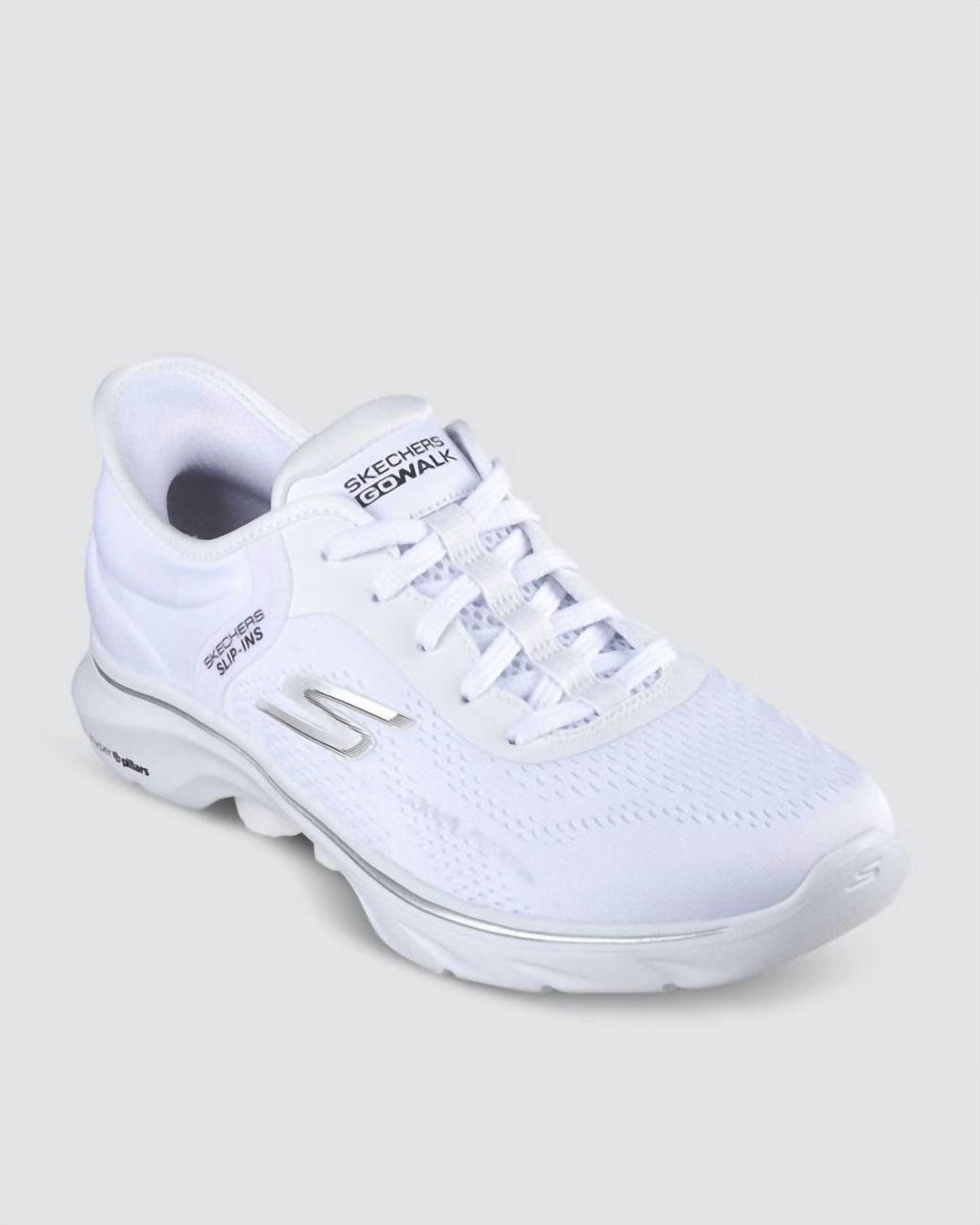 Women’s White Gowalk 7 Valin Slip-In Sneaker Women's White Gowalk 7 Valin Slip-In Sneaker