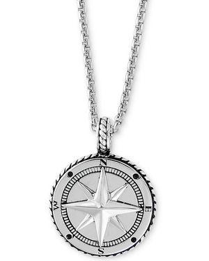 Effy Effy Compass 22″ Pendant Necklace – Metallic Effy Effy Compass 22" Pendant Necklace - Metallic